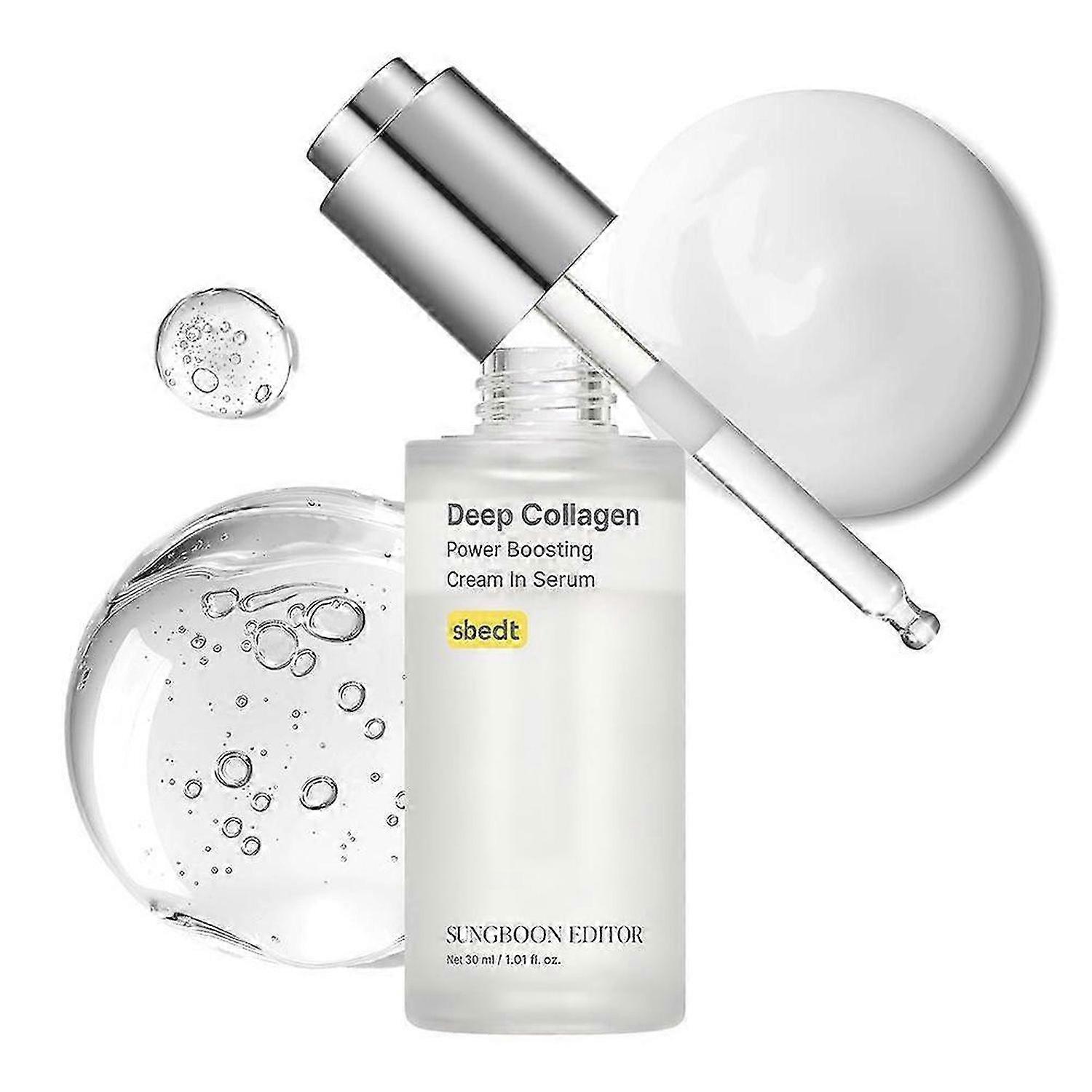 Deep Collagen Serum, Anti-Aging Firming Hydration Booster, Volufiline + Collagen + Niacinamide, Wrinkle Repair & Smoothing Care