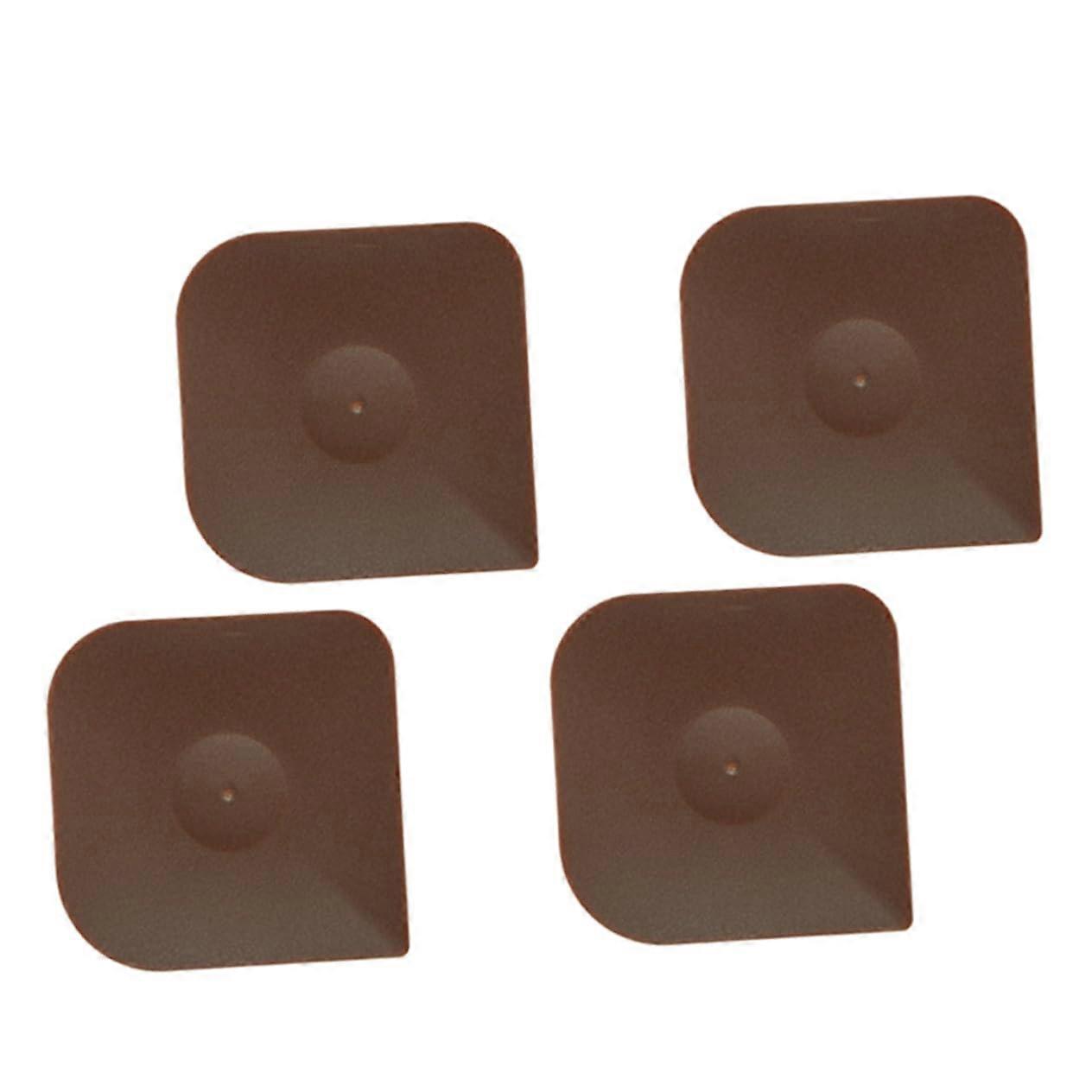 Cake Scraper Set 4pcs MultiShape Spatula for Cake Decorating and Pan Cleaning