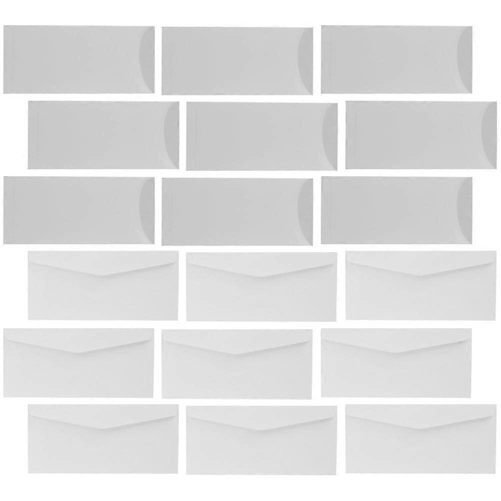 40 Pcs Blank Cable White Envelope Small Envelopes Party Invitations