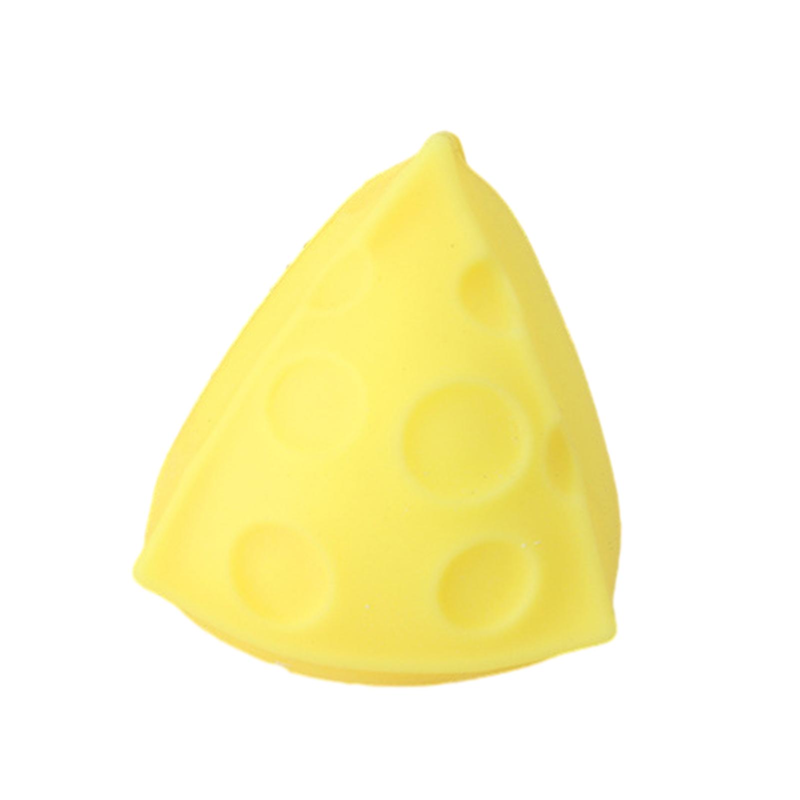 Triangle Cheese Squeeze Toy Stress for Daily Use Practical Design for