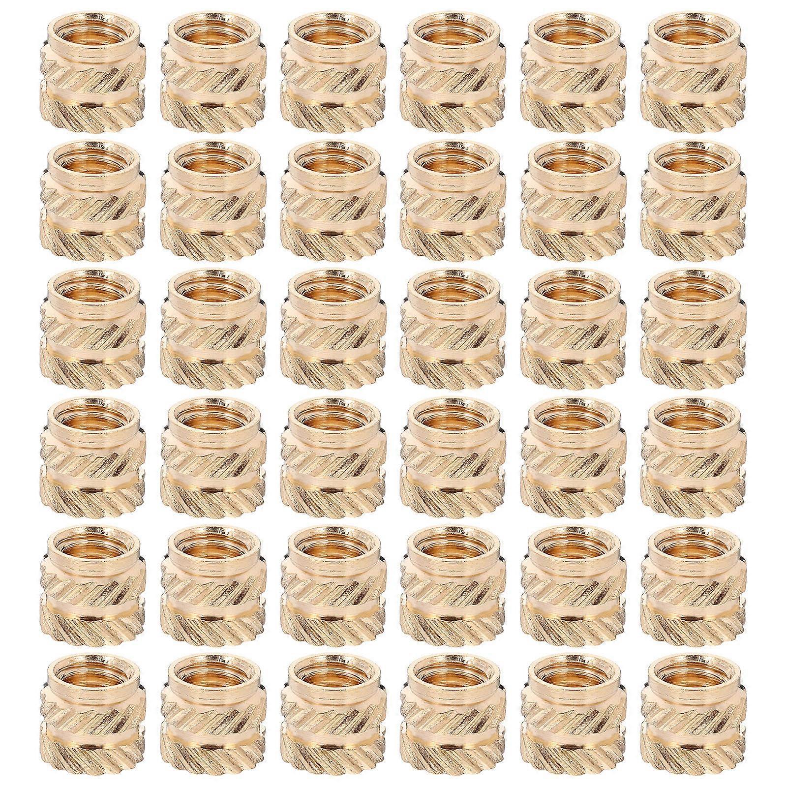 Brass Heat Set Insert Thread Inserts for Metal with Easy Installation 180Pcs