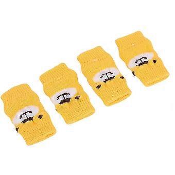 Coudières de protection pour chien, motif ours, manchons de protection des articulations, lot de 4, taille zxl