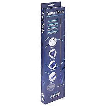 Nuolux Aquarium-Reinigungsset zur Entfernung von Ablagerungen, 5-in-1-Werkzeugset für Aquarien