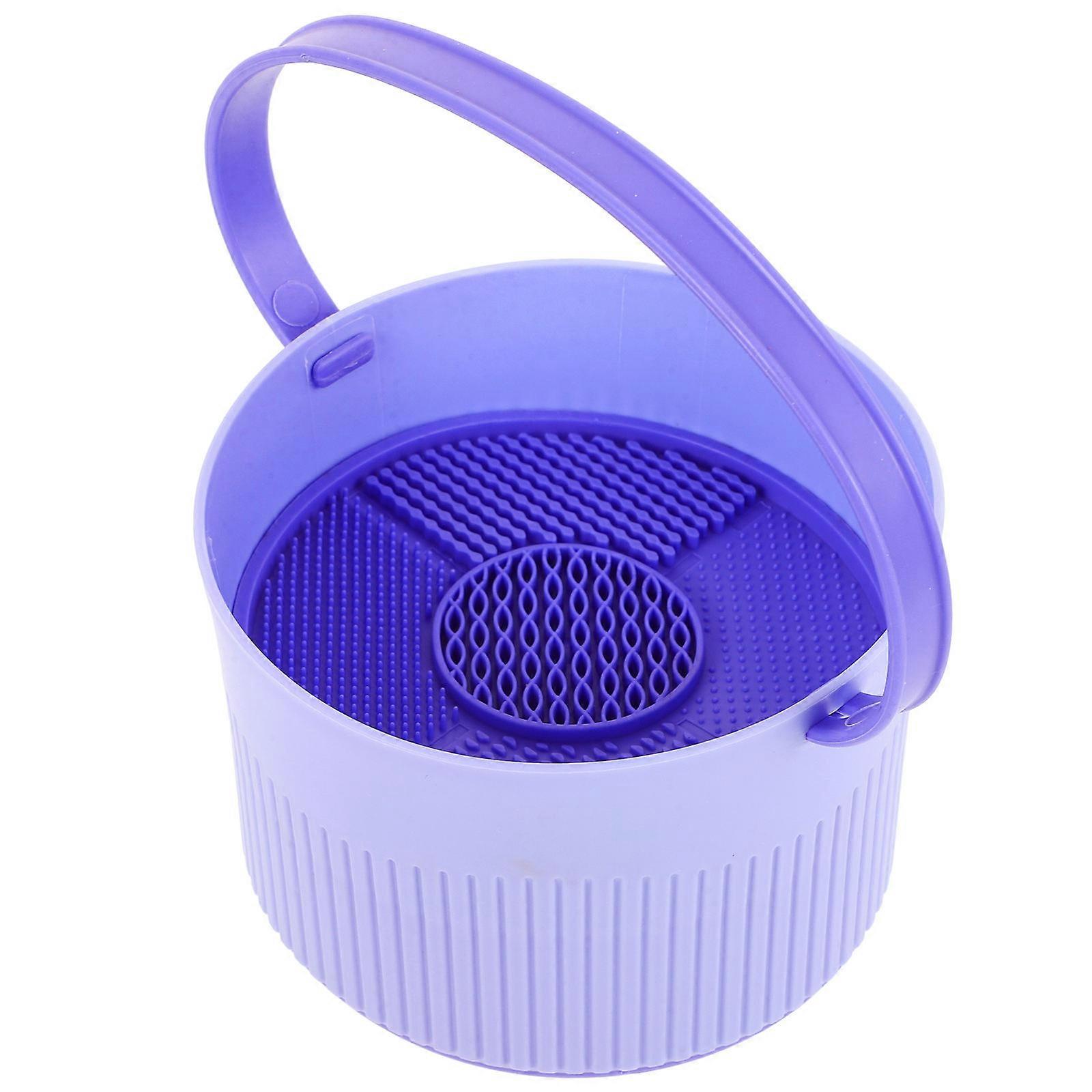 Silicone Makeup Brush Cleaner Makeup Brush Cleaning Drying Tool for Storage Use