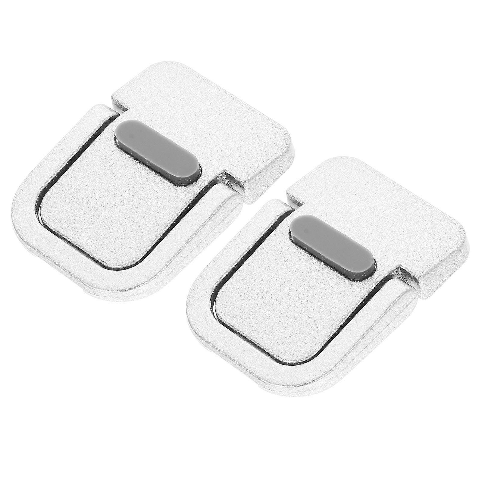 Metal Laptop Holder for Cooling 1Pair Silver Notebook Computer Riser