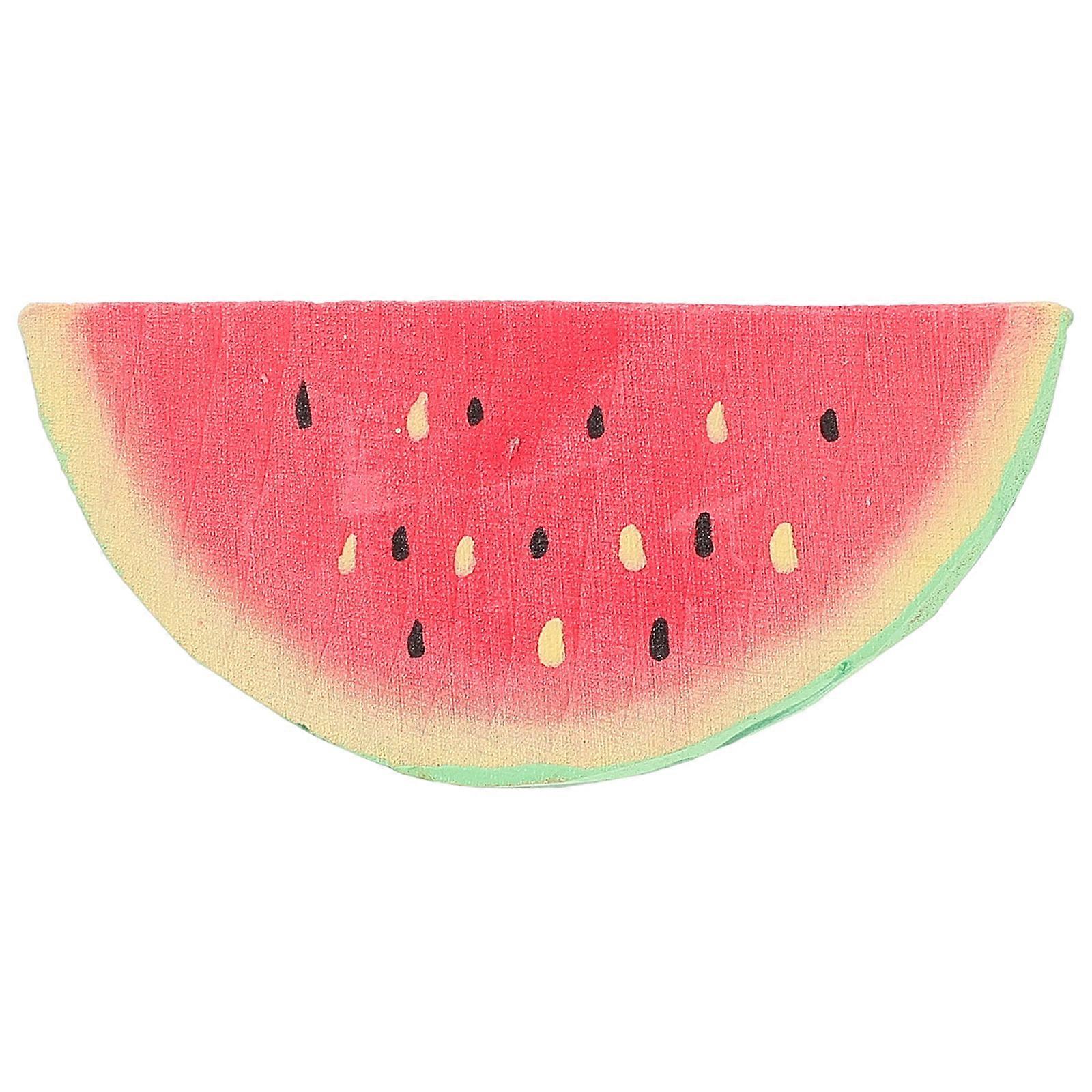 Simulation Watermelon Slice Wooden Watermelon Model for Playing
