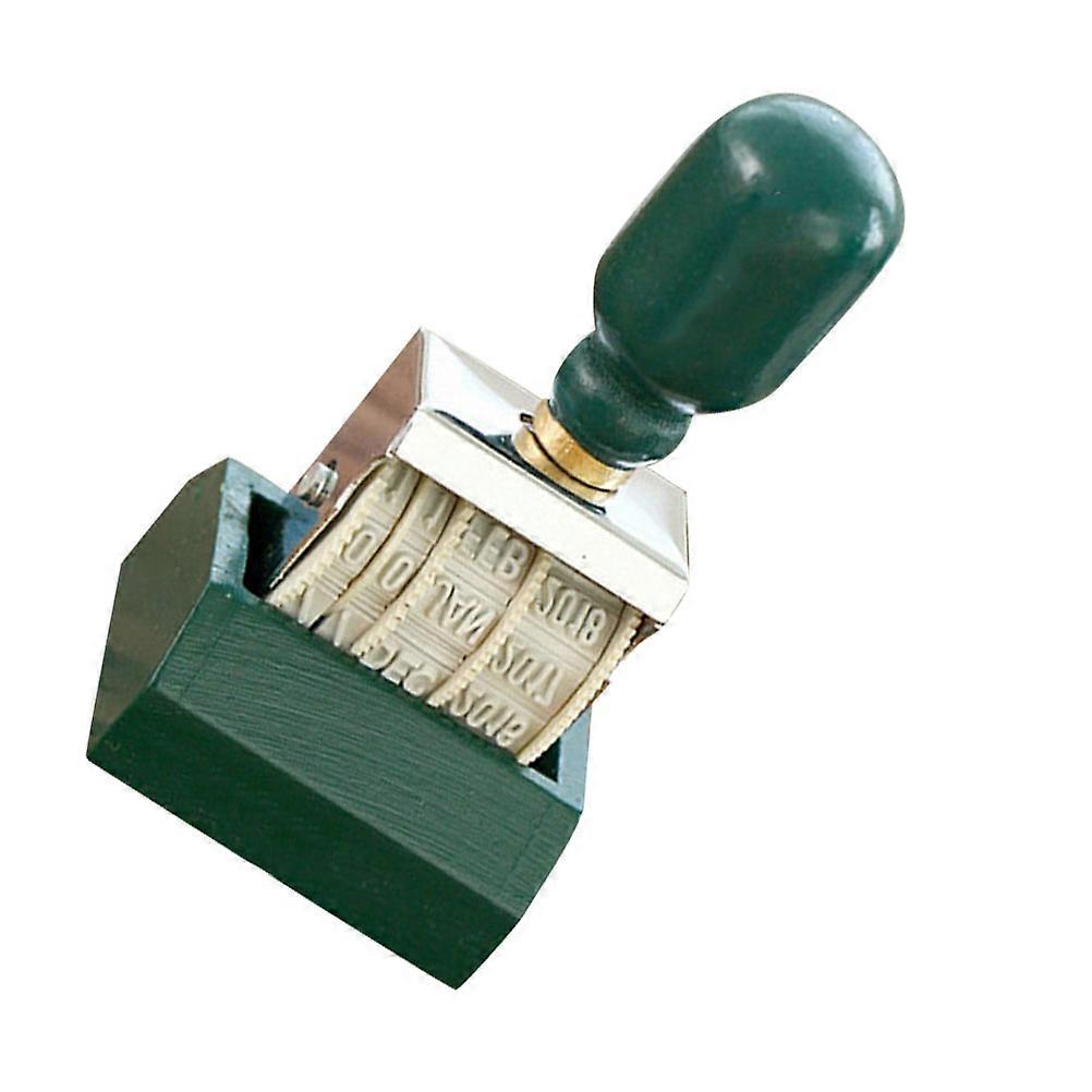 Date Multi-Function Knob Date Roller Stamp for DIY Use