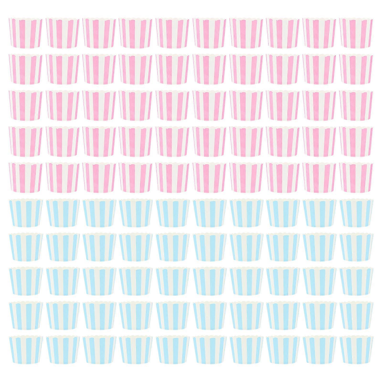 Paper Muffin Cups Cake Storage Cup for Baking Assorted 100Pcs