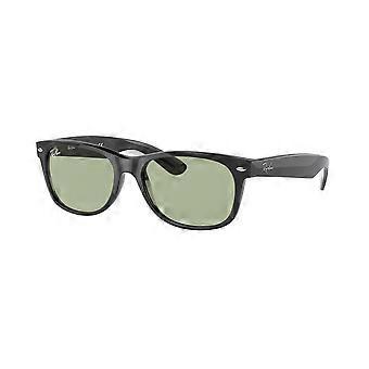 Ray-Ban RB2132F New Wayfarer Asian Fit 601/52 Volledig Rand Glanzend Zwart Unisex Wayfarer Zonnebril UV1 Origineel