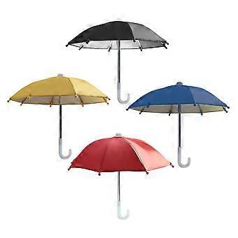 4pcs Phone Umbrellas Motorcycle Small Umbrellas Decorative Sun Shade For Motorcycle