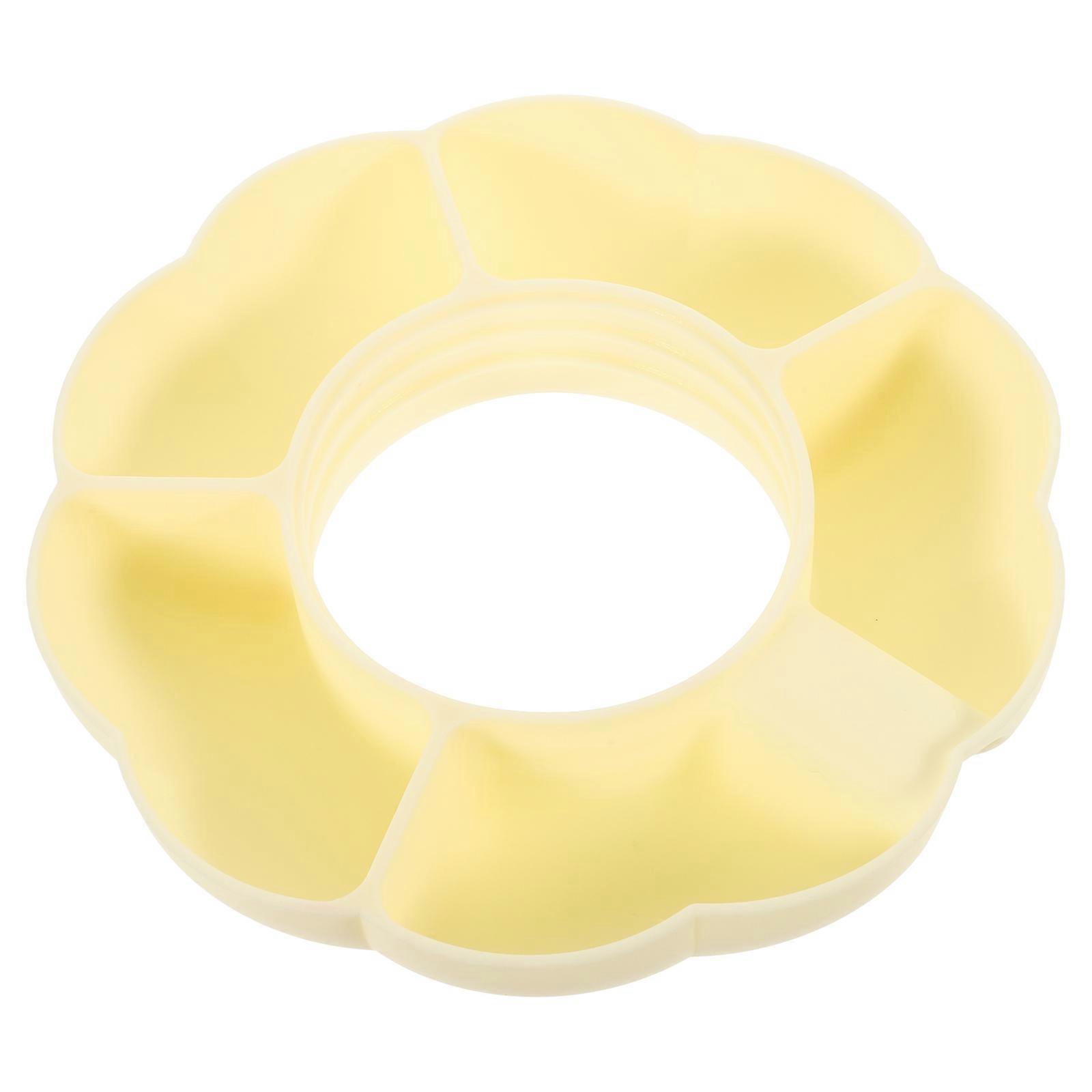 Silicone Compartment Dried Fruit Plate Divided Serving Dish Dried Fruit Container