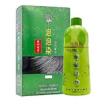 Shampoo sem tampa de 500ml, Shampoo tonalizante para cabelos grisalhos com bolhas de ervas, Shampoo tonalizante natural à base de plantas para homens e mulheres - tfd