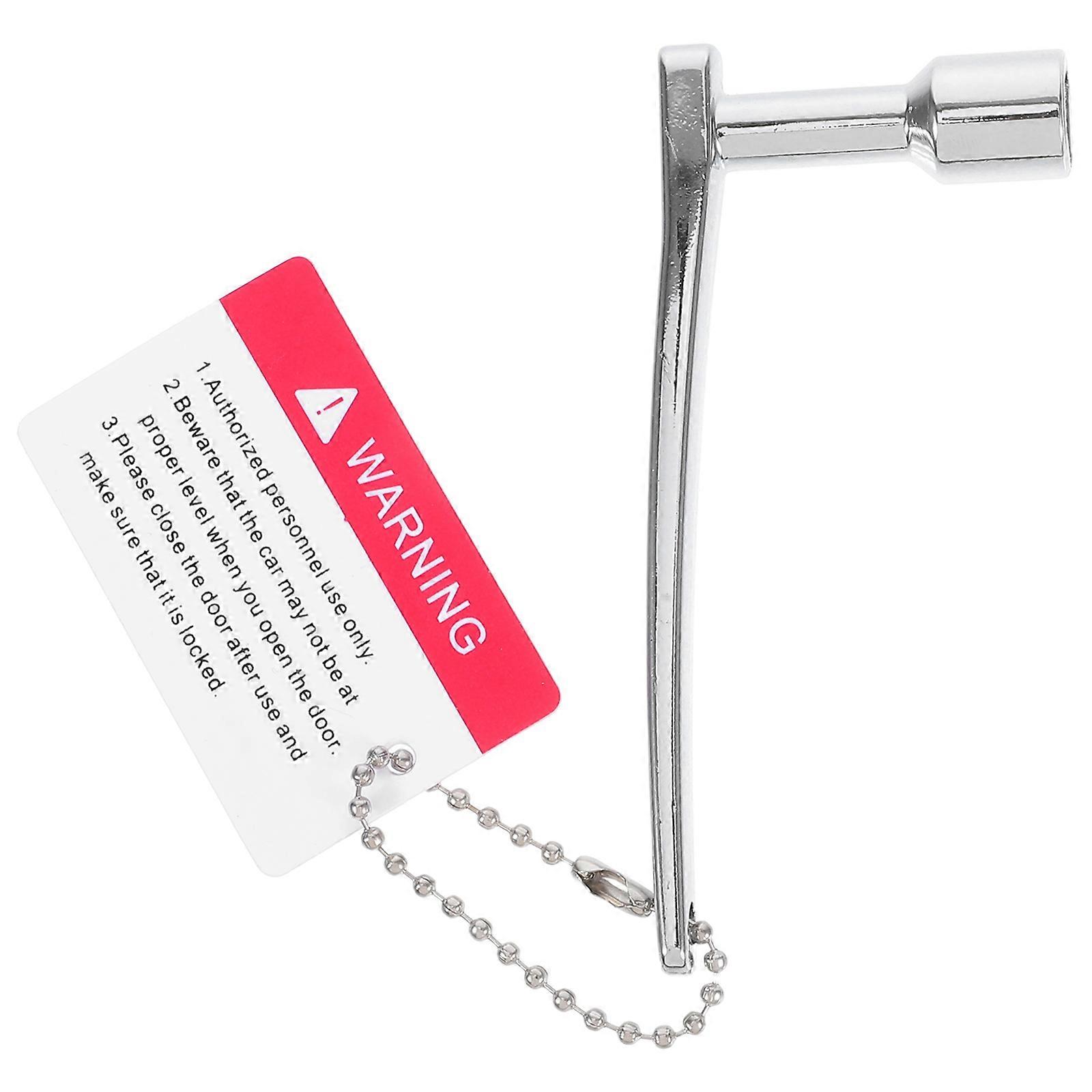 Universal Elevator Door Triangle Key Lock Emergency Elevator Key Metal Triangular Spanner Utility Key For Elevator Hall Door Locks