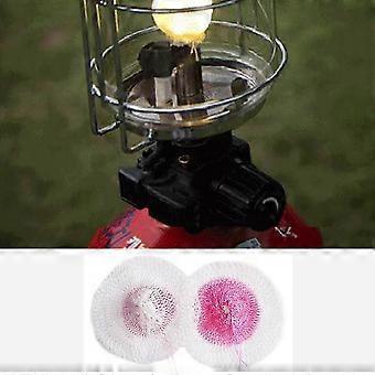 10Pcs 10mm Gas Lantern Gauze Oil Lamp Cover Camping Pressure Light Mantles Outdoor Gas Jacket Coat Cover Tools