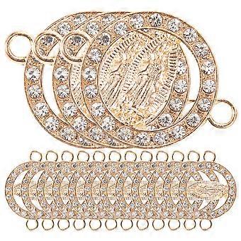 20st religiösa Jungfru Maria Charms Smycken Anslutning Hänge Robust Legering Nyckelring Charm