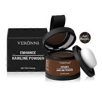 VERONNI Haaransatzpuder in 8 Farben, Schwarz, Ansatzaufhellung, Natürlich, Sofort wasserfest, Haaransatzschatten-Concealer, Abdeckfarbe, Reparatur, Auffüllen, Haar