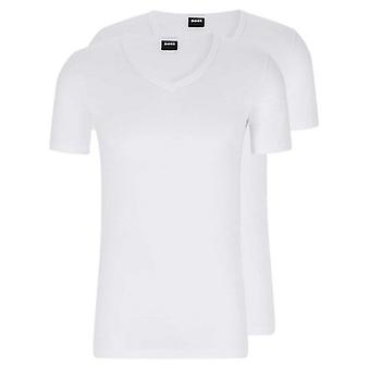 Boss Mens Logo Slim T-Shirt (Pack of 2)