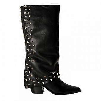 Steve Madden Womens/Ladies Leather Block Heel Cowboy Boots