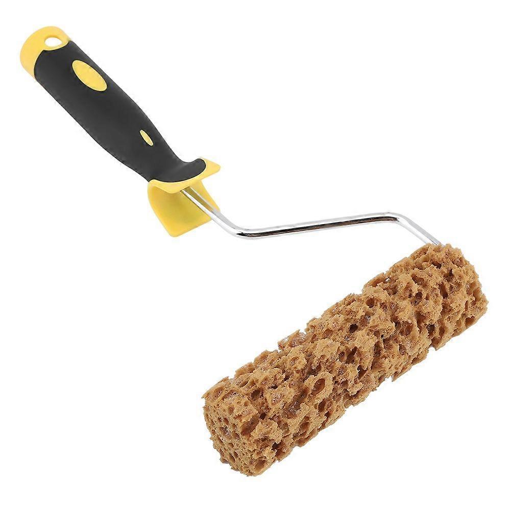 Texture Pattern Paint Roller Brush with Handle Decorate compatible Wall Painting Tool
