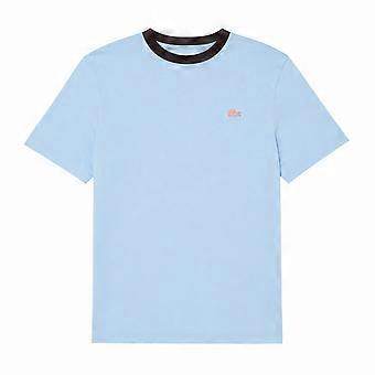 Lacoste Classic Fit Contrast Colour TShirt Powder 