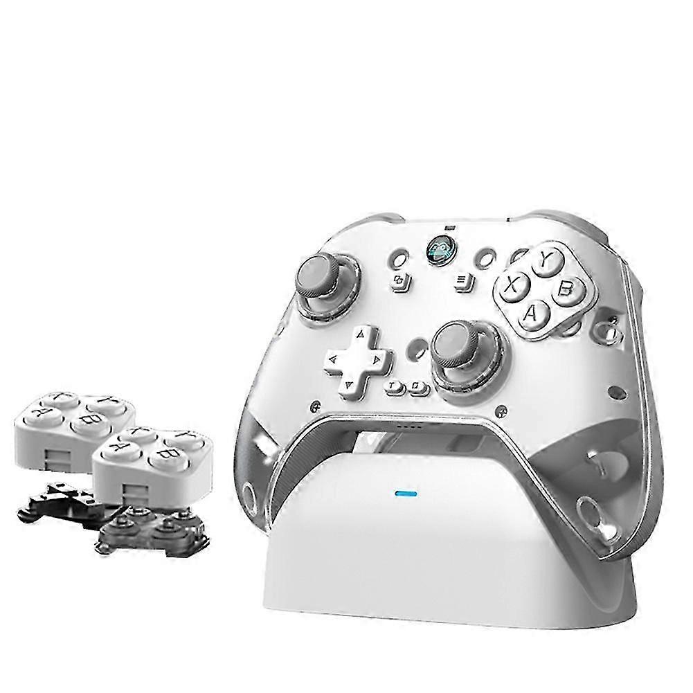 Bluetooth Gamepad for Switch Controller Joystick for Console 6-Axis Handle Hall PC Android IOS Whit