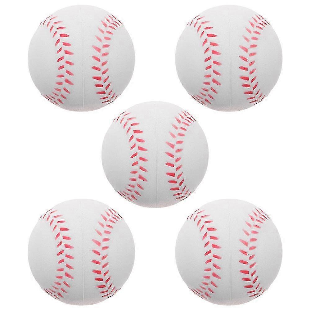 Sponge Training Baseballs for Playing 5Pcs Soft Practice Baseballs