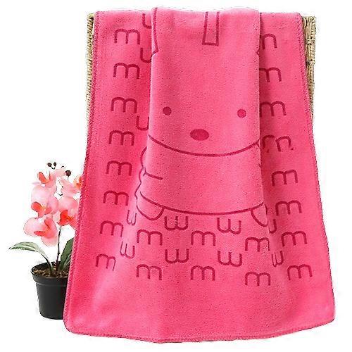 Cartoon Bunny Microfiber Face Washcloth Absorbent
