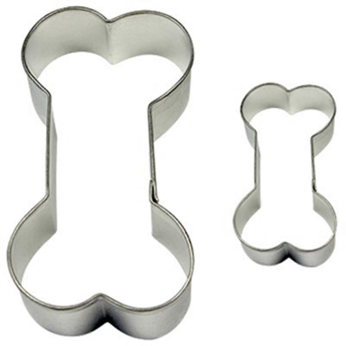 Cookie Cutter Set: 2 x Bones, Metal