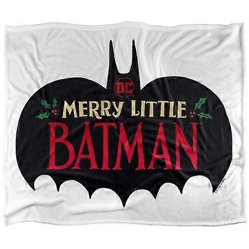 Merry Little Batman Logo Soft Touch Blanket