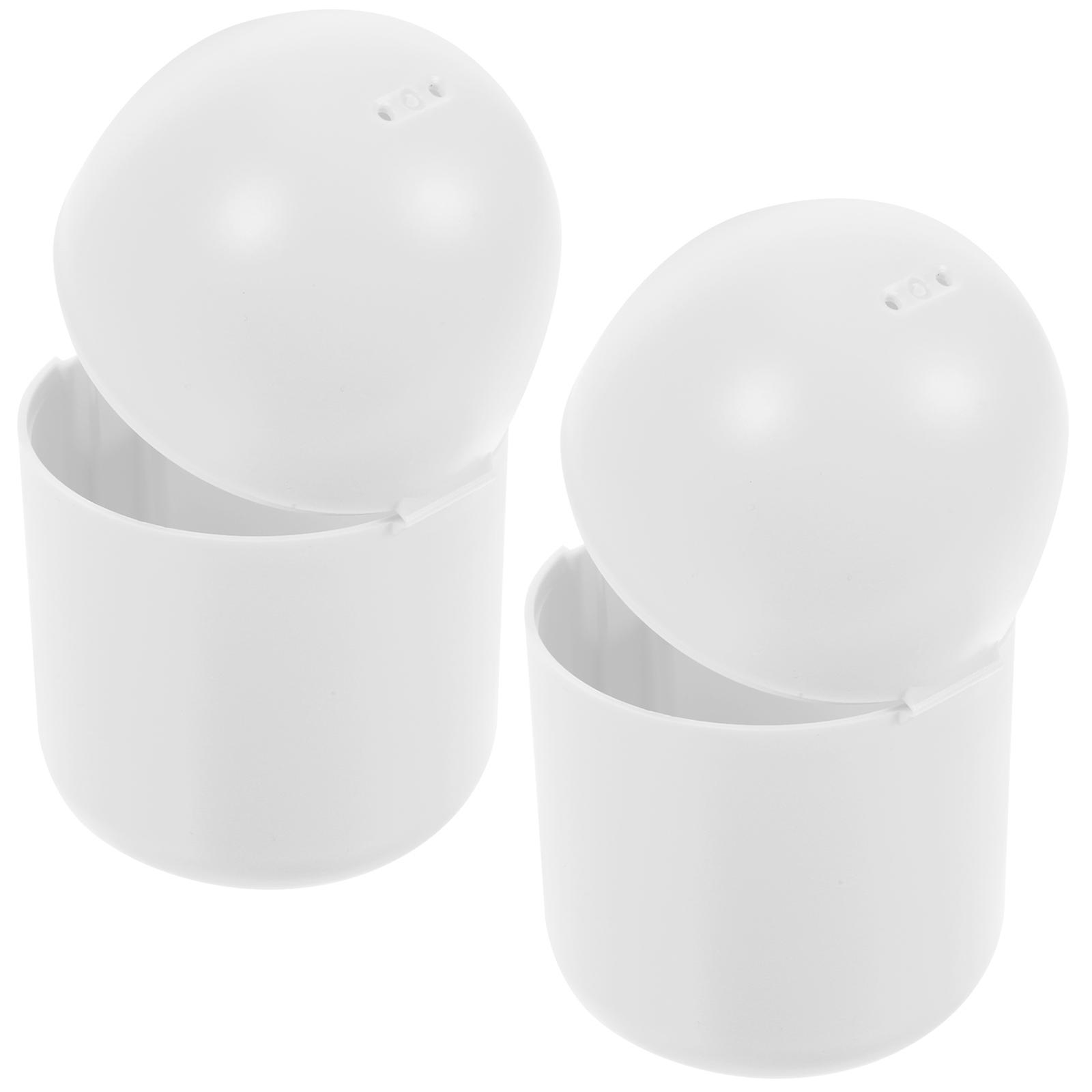 Storage Box for 2Pcs White PP Material