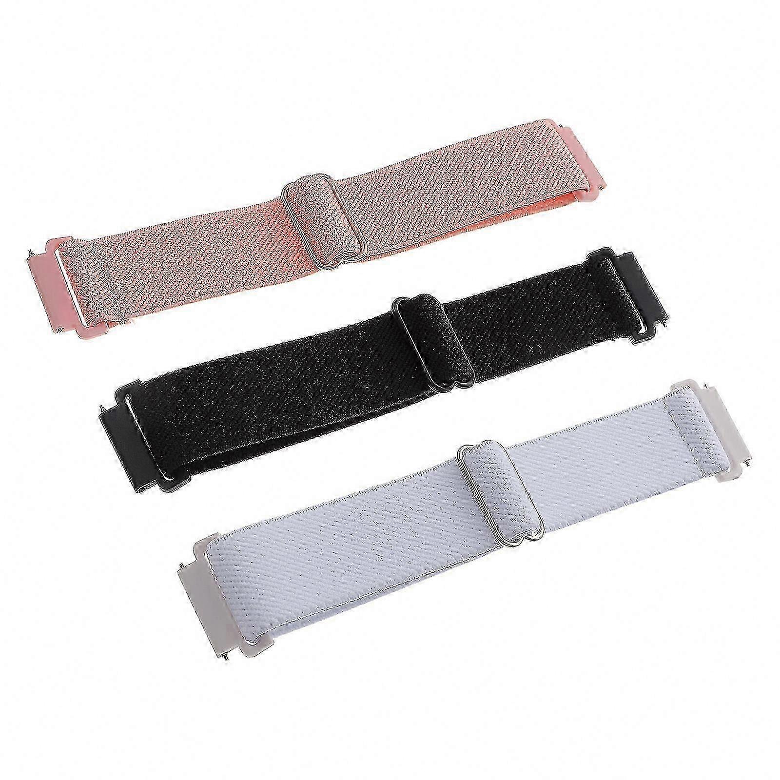 Smartwatch Strap, 3 PCS Adjustable Nylon Watch Band Set