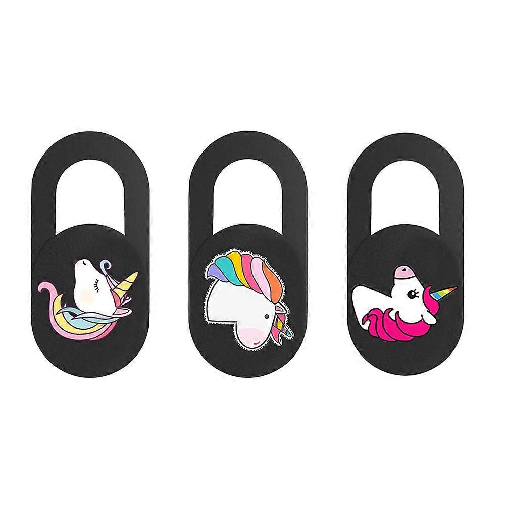 Assorted Color Cartoon Webcam Cover for Computer Security 6Pcs