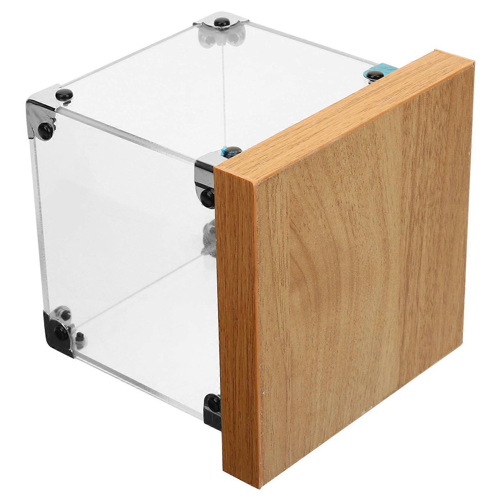 Acrylic Display Case for Models with 3Pcs Transparent Storage Boxes