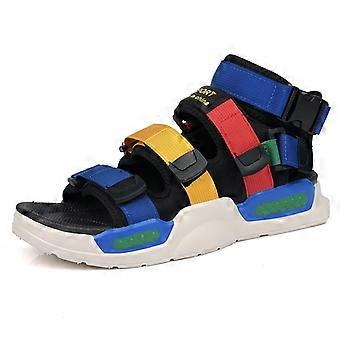 Erwachsene Sommer High Top Gladiator Sandalen Erwachsene Mode Flache römische Strandschuhe Outdoor Casual Schnalle Plateau Sandalen Erwachsene Turnschuhe