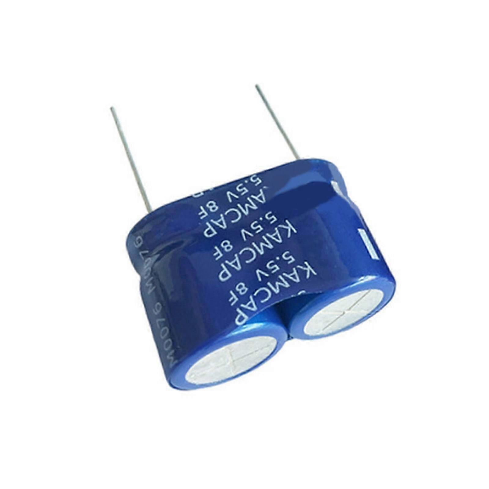 Long Lifespans Super Farads Capacitors 5.5V 8.0F Low Internal Resistance Module compatible with Electronics Projects Multicolor