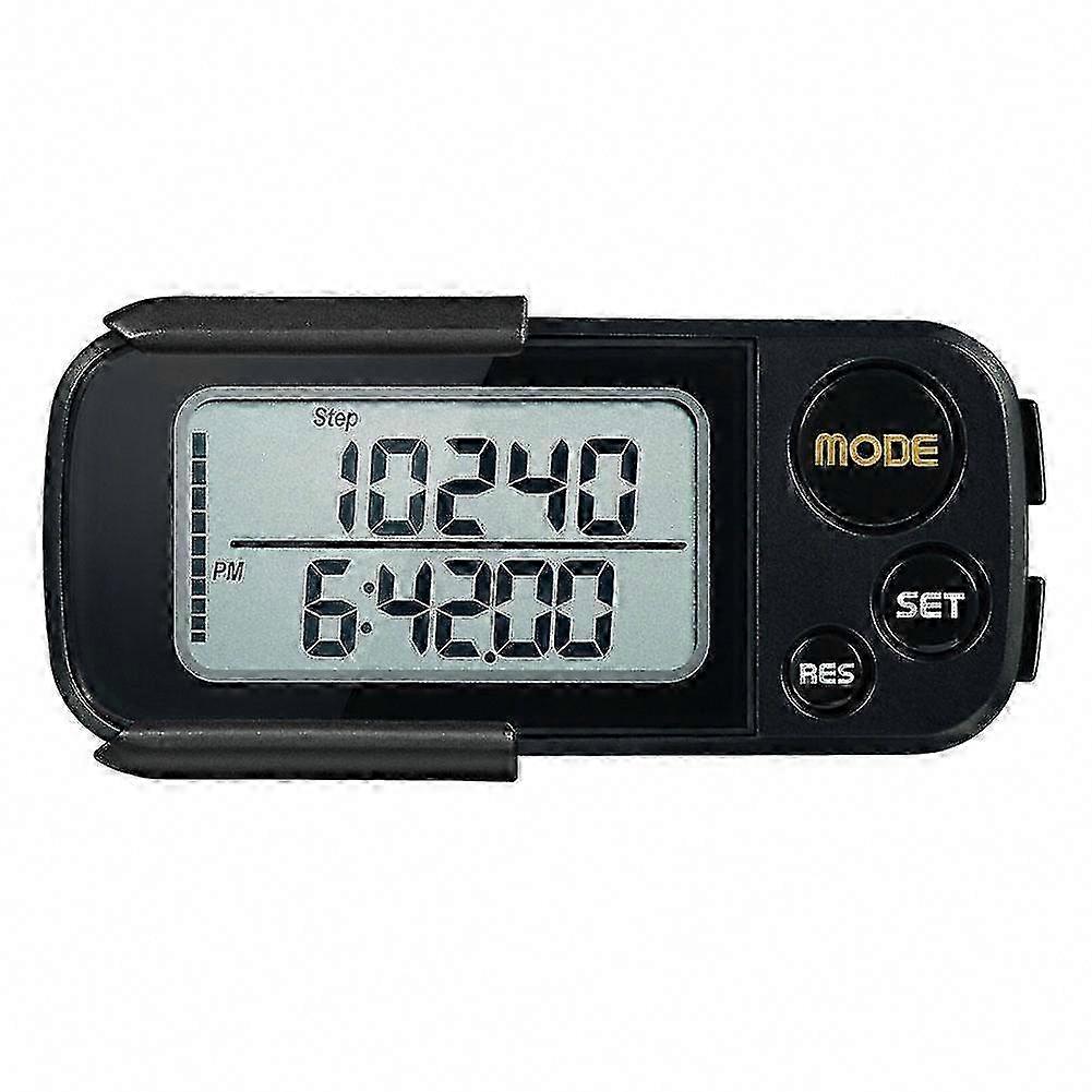3D Pedometer with Clip compatible with Accurate Step Counting by Realalt