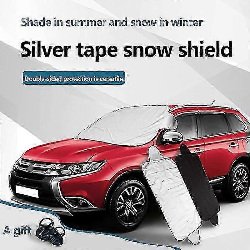 Silver-Coated Magnetic Sunshade