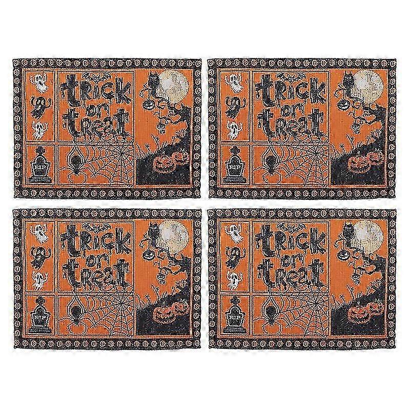 4pcs Halloween Table Runner For Halloween Decorations