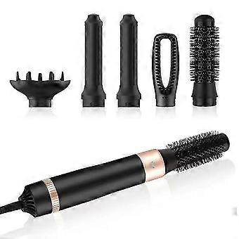 5 in 1 Hair Dryer Brush, Negative Ion Detachable Electric Brush, Blow Dryer Brush and Portable Hot Comb.C5