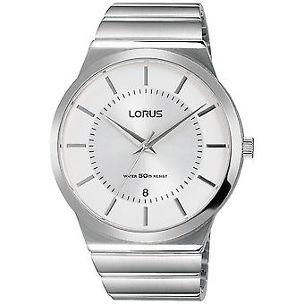 LORUS Classic man Quartz analog man Watch med RS969CX9 rustfrit stål armbånd