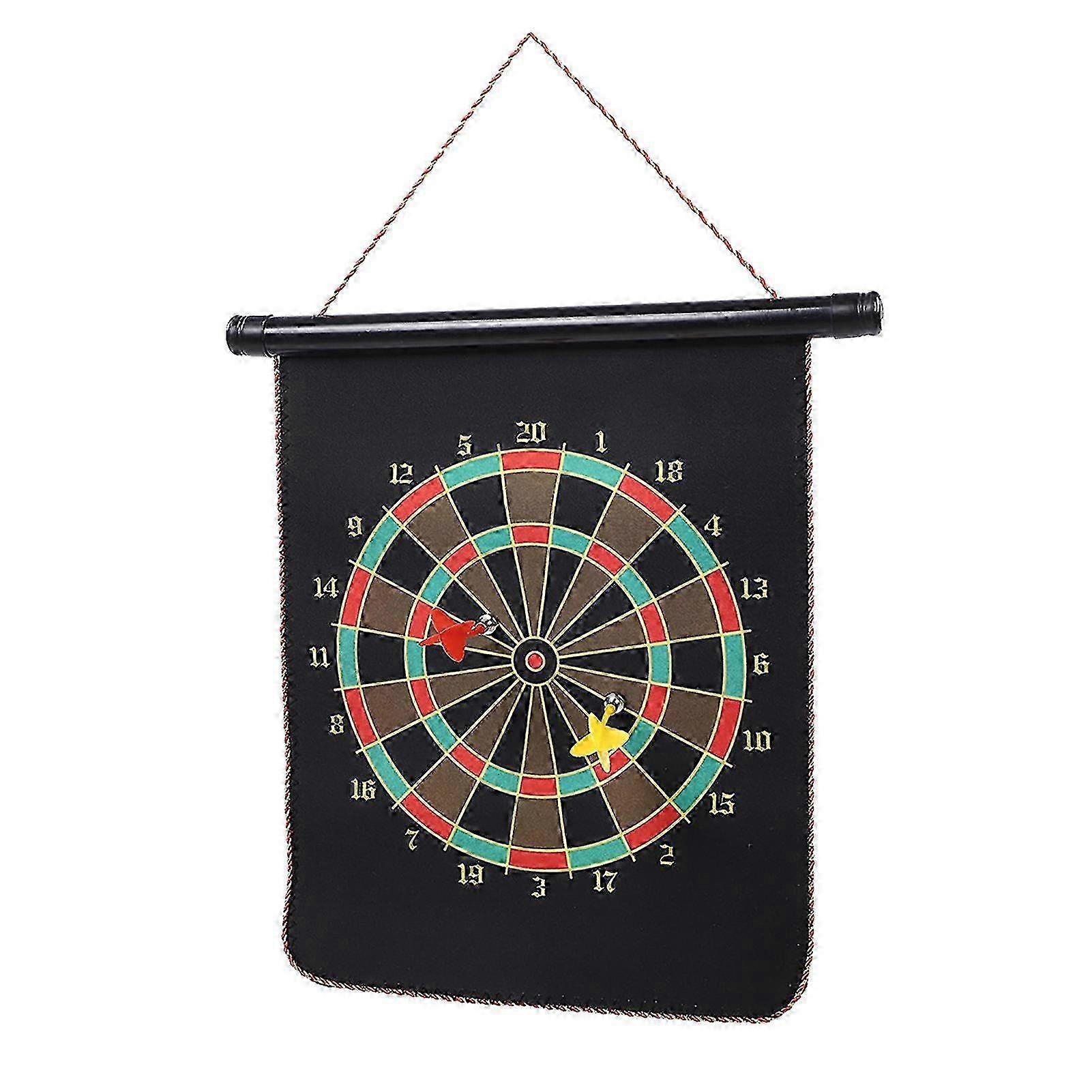 Soft Flocked Reversible Magnetic Dartboard