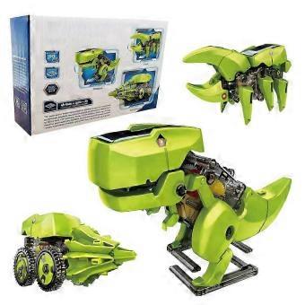 Solar Robot Dinosaur Insect Drill Toy Set
