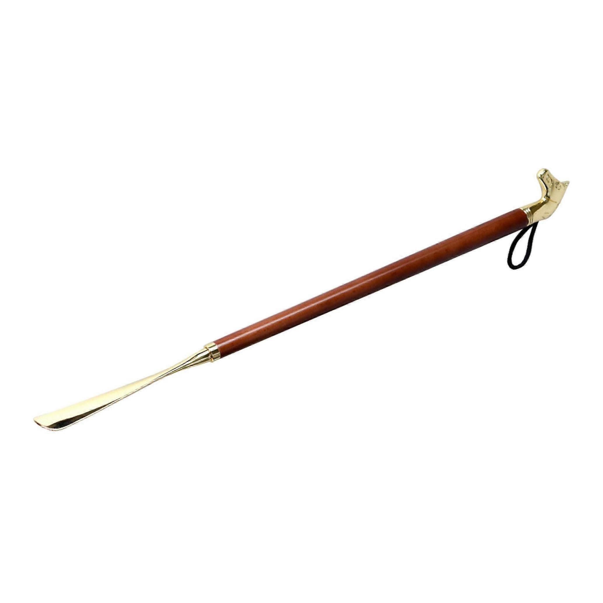 Solid Beech Wood Shoe Horn With Long Handle