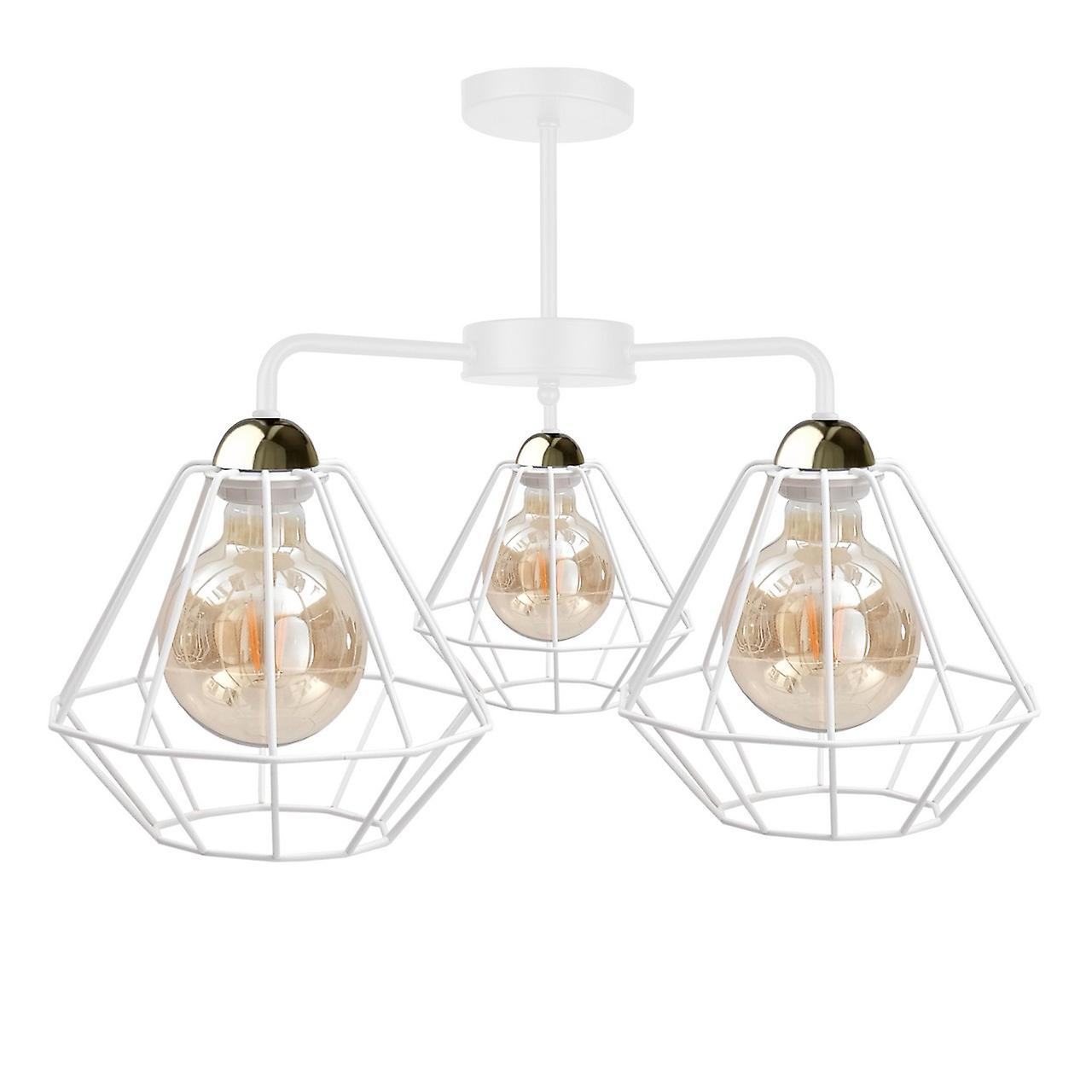 Foskal Semi Flush Light White, 44cm, 3x E27