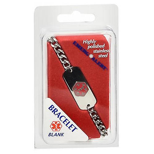 Emerg Alert سوار معرف الطوارئ الطبية فارغة هيبوالرجينيك ، 1 لكل منهما (حزمة من 1)