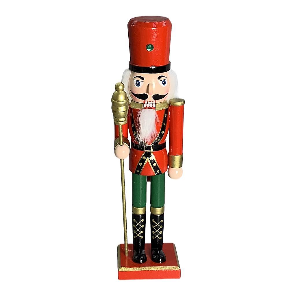 30cm Nutcracker Figures Nutcracker Soldier Home Decor Ornaments  Scepter
