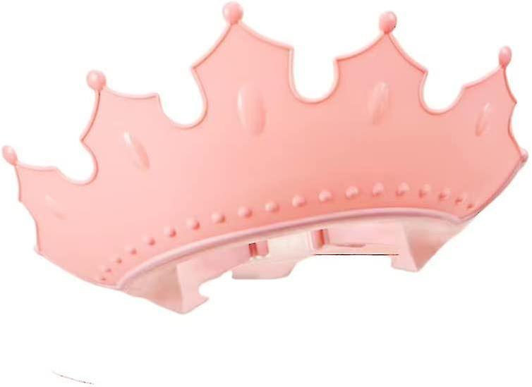 Shower Cap Shield, Shower Hat Cap Shampoo Shield, Adjustable Shampoo Bath Shower Cap Waterproof Bath Hat Cap (pink)