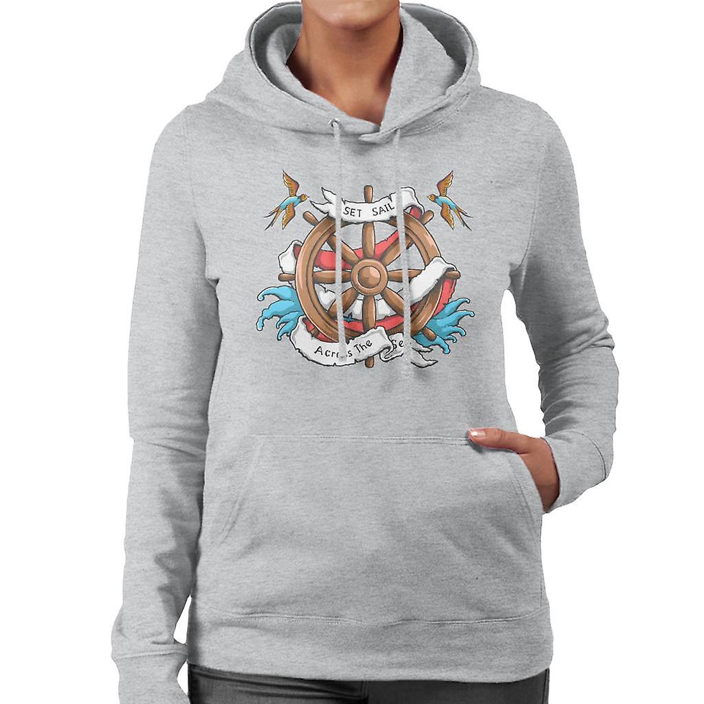 Seilte over havet kvinnenes Hettegenser