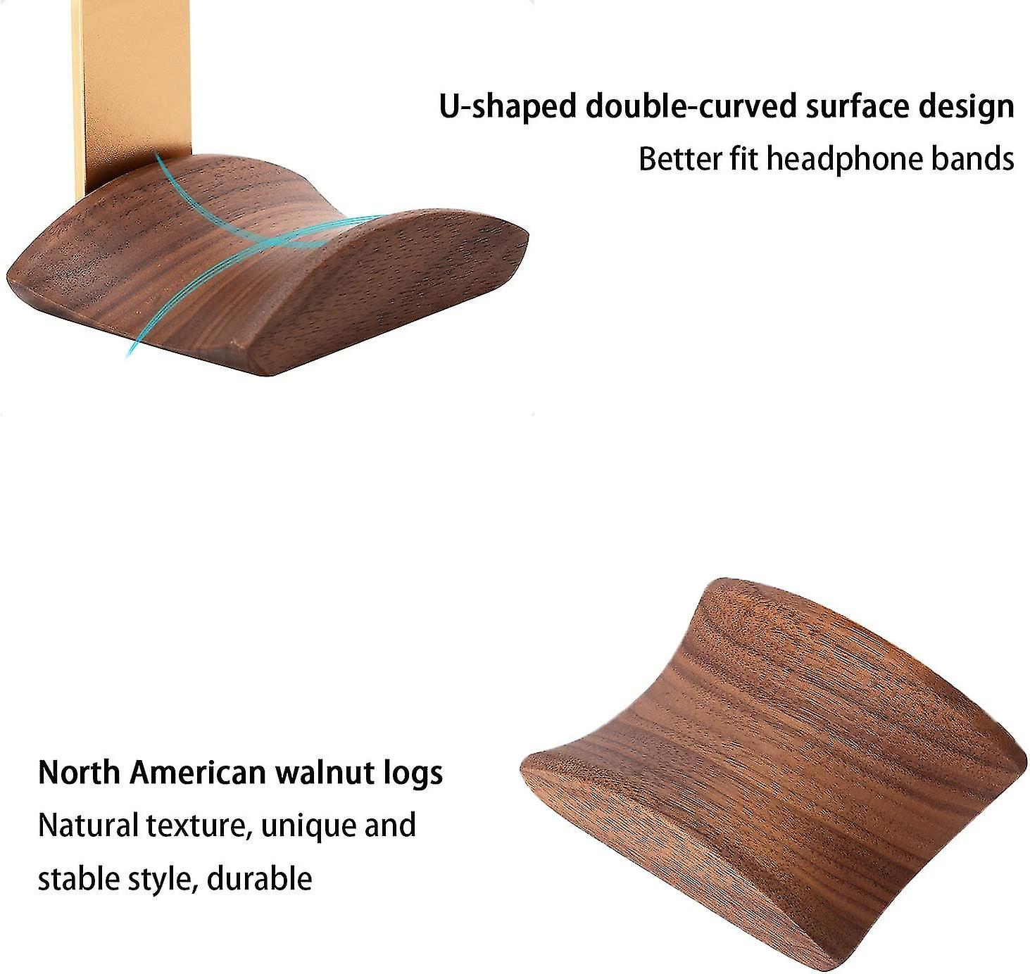 2 Supports Crochet De Bureau - Pour Casque, Clés, Sacs - Fixation Bord De Table Jusqu'à 4,5 Cm - 4