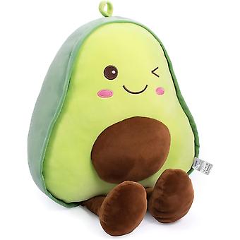 11.8 Inch Snuggly Stuffed Avocado Fruit Soft Plush Toy Hugging Pillow Gifts For Kids, Girl, Boy, And Friends Christmas